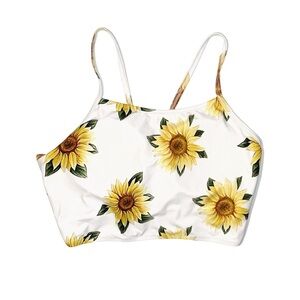 ZAFUL Women's Sunflower Bikini Top